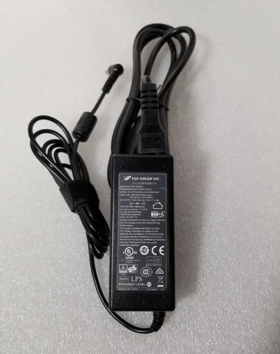 *Brand NEW*Authentic FSP 19 V 3.25 A 65W AC Adapter FSP065-REB OEM 5.5x2.5mm POWER Supp